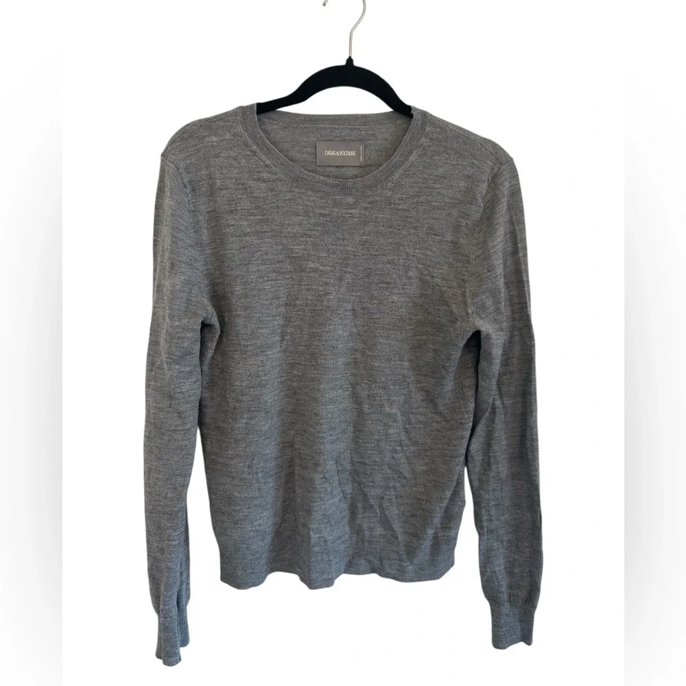 Zadig & Voltaire Merino Wool Skull Sweater Size M - Picture 2 of 4